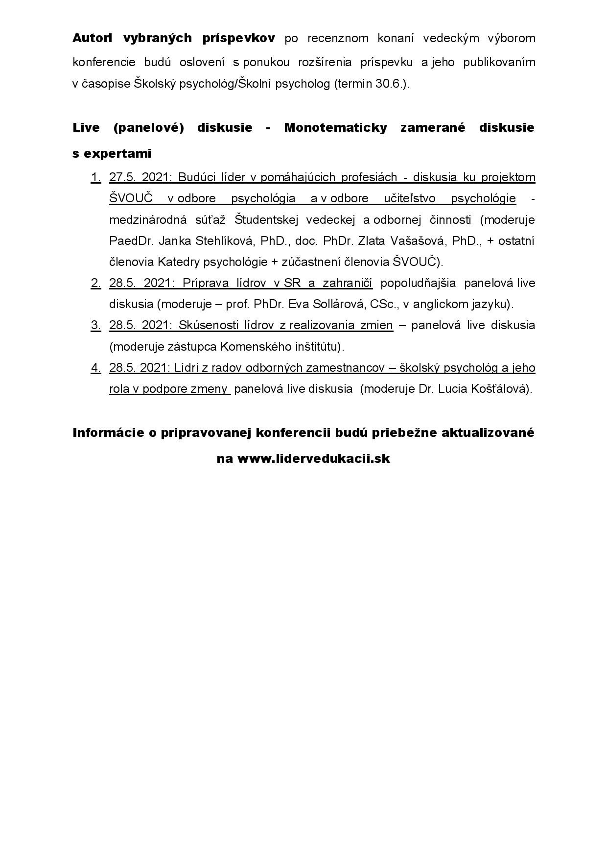 APVV konferencia